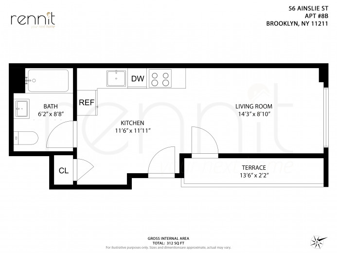 56 Ainslie St, Apt 8B Image 9