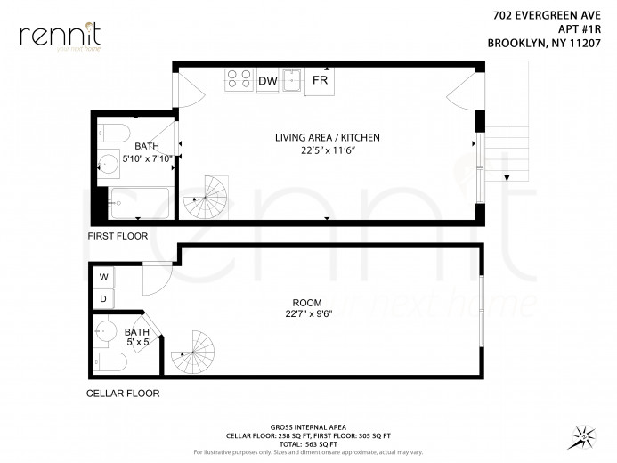 702 Evergreen Ave, Apt 1R Image 15
