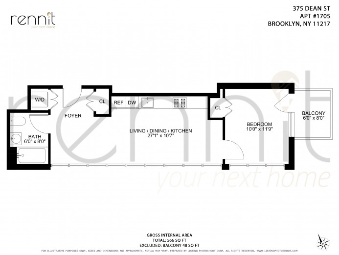 375 Dean St, Apt 1705 Image 12