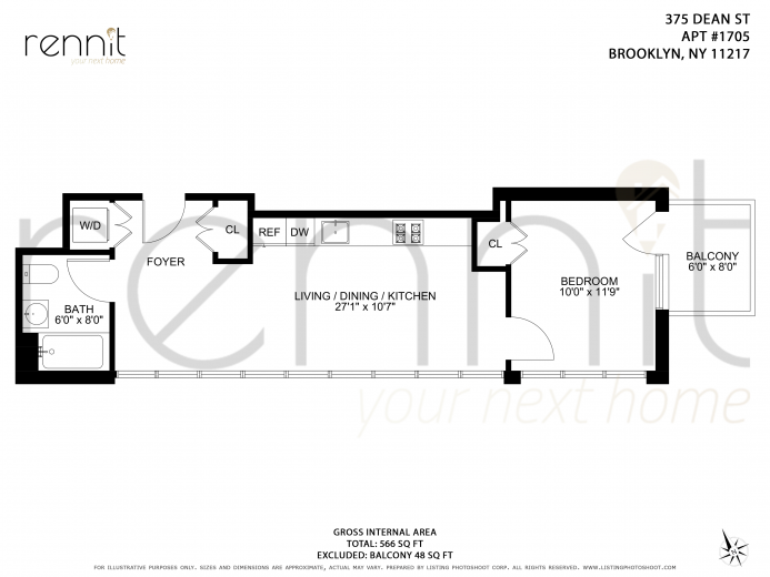 375 Dean St, Apt 1605 Image 12