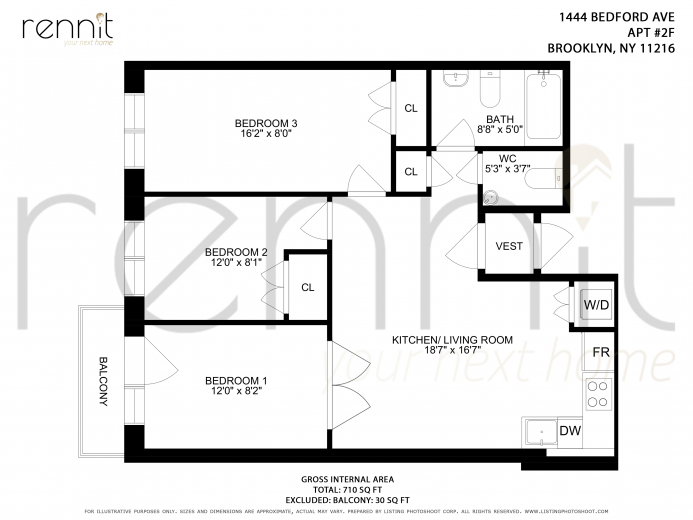 1444 Bedford Ave, Apt 2F Image 14