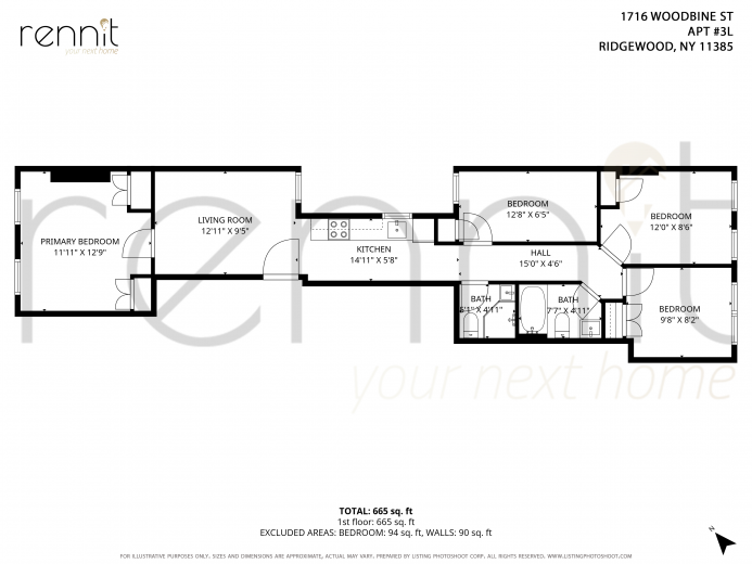 1716 Woodbine St, Apt 3R Image 15